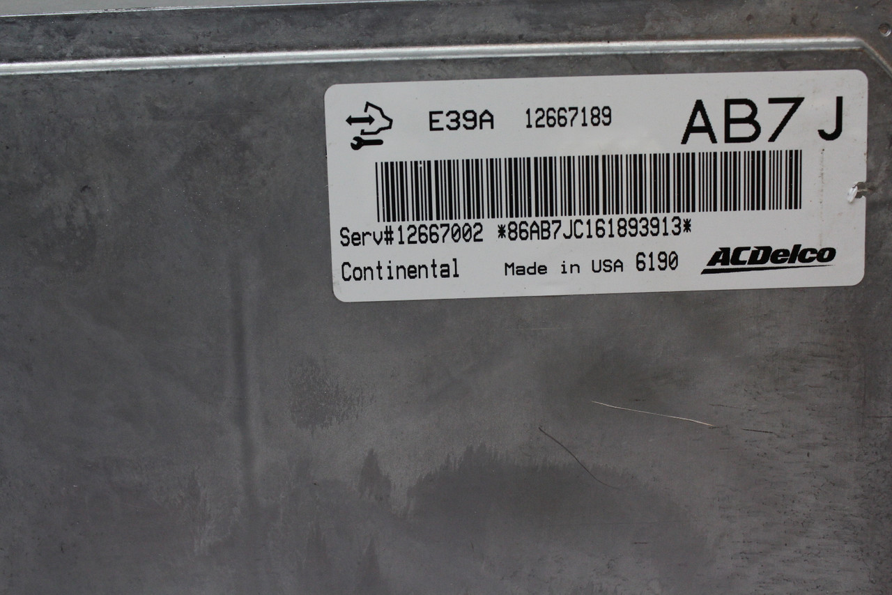 2017 17 CHevrolet Equinox 12667002 Computer Brain Engine Control ECU ECM Module