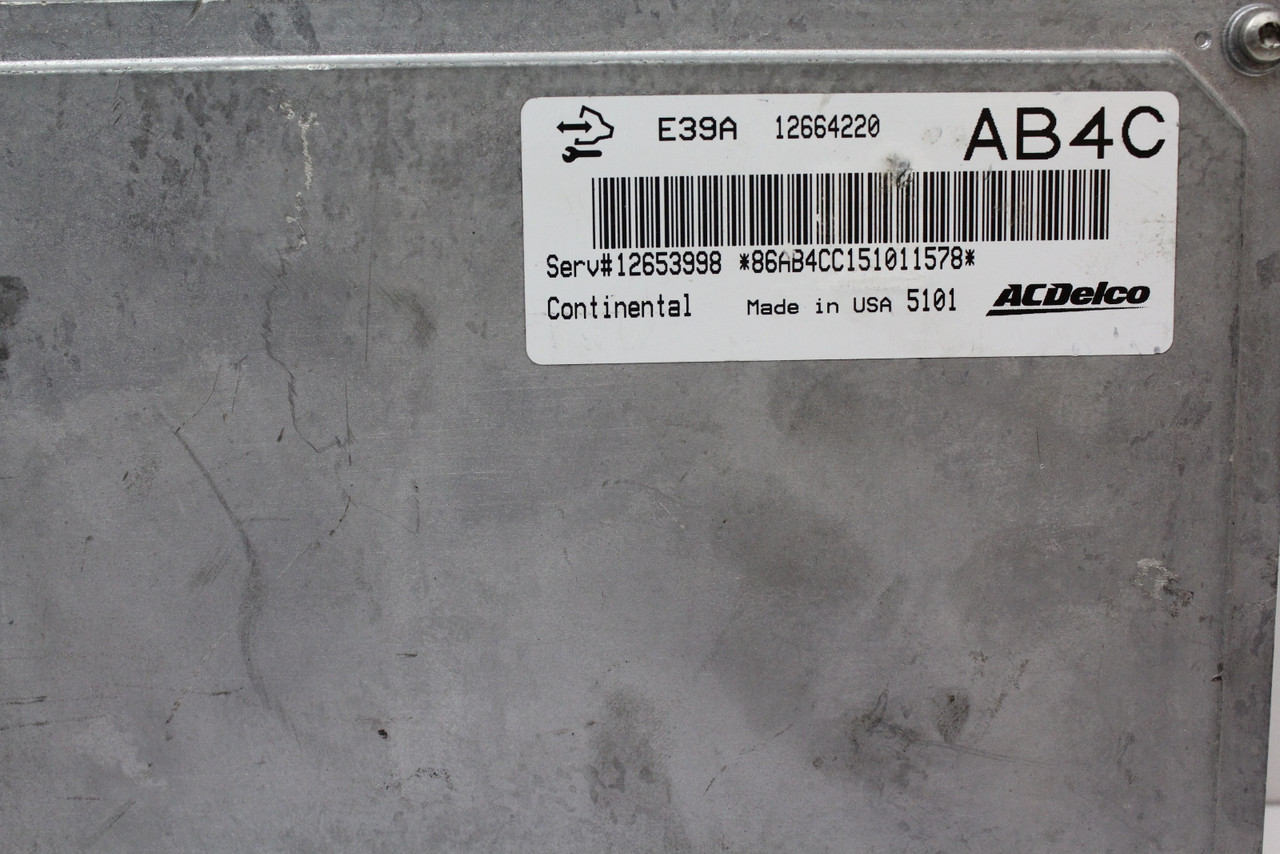 13-16 Cadillac SRX 12653998 Computer Brain Engine Control ECU ECM EBX Module