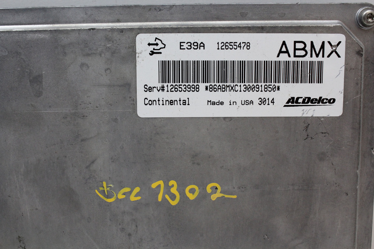 13-15 Chevrolet Camaro 12653998 Computer Brain Engine Control ECU ECM EBX Module