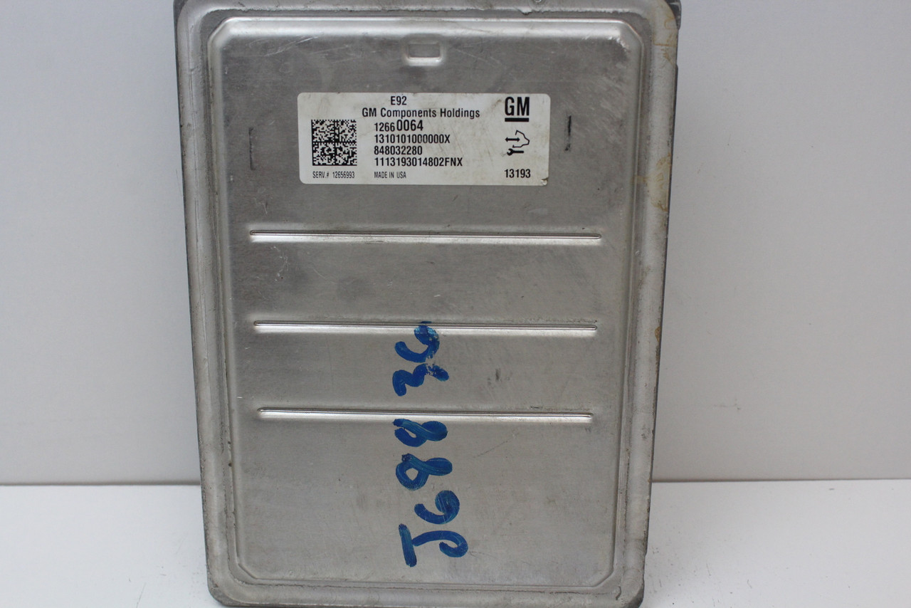 15 16 Chevrolet Colorado 12656993 Computer Brain Engine Control ECU ECM Module
