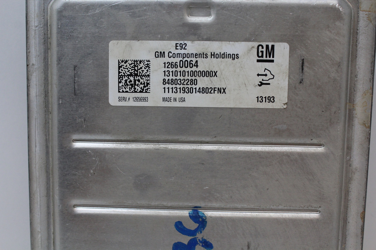 15 16 Chevrolet Colorado 12656993 Computer Brain Engine Control ECU ECM Module
