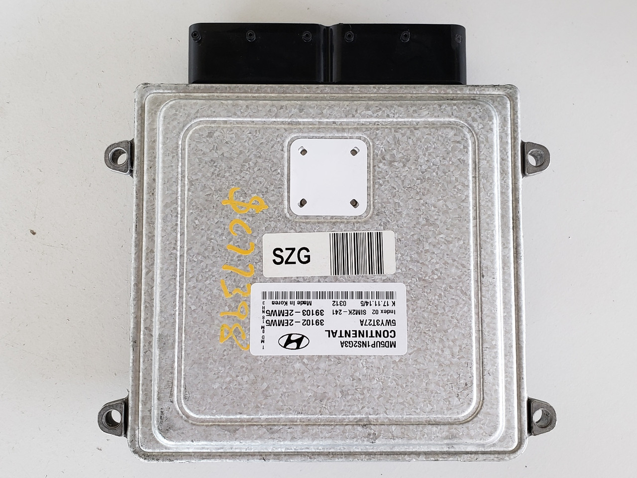 2015 Elantra 39103-2EMW5 Computer Brain Engine Control ECU ECM EBX Module