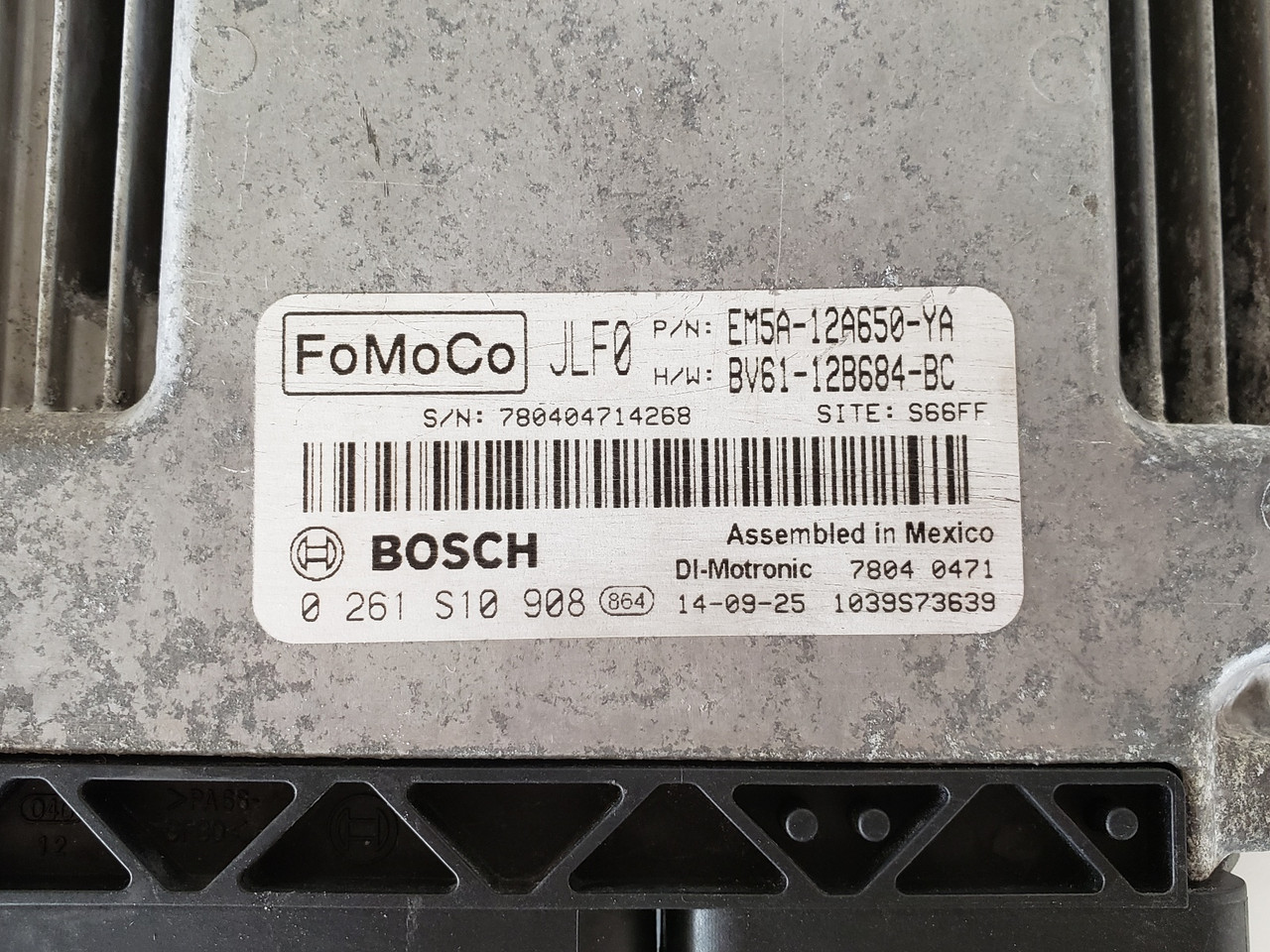 2014 Ford Focus EM5A-12A650-YA Computer Brain Engine Control ECU ECM EBX Module