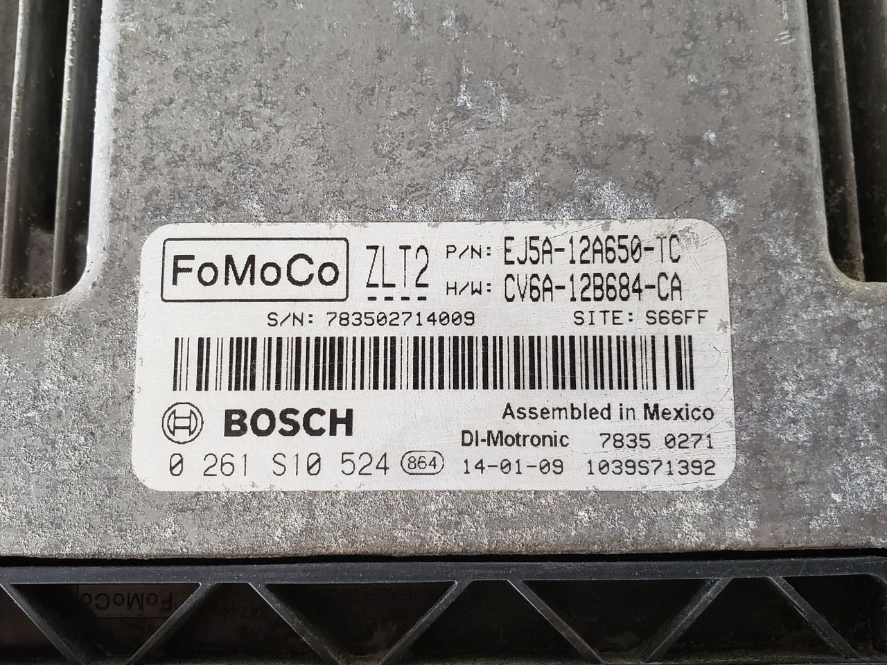 2013-2016 Escape EJ5A-12A650-TC Computer Brain Engine Control ECU ECM EBX Module