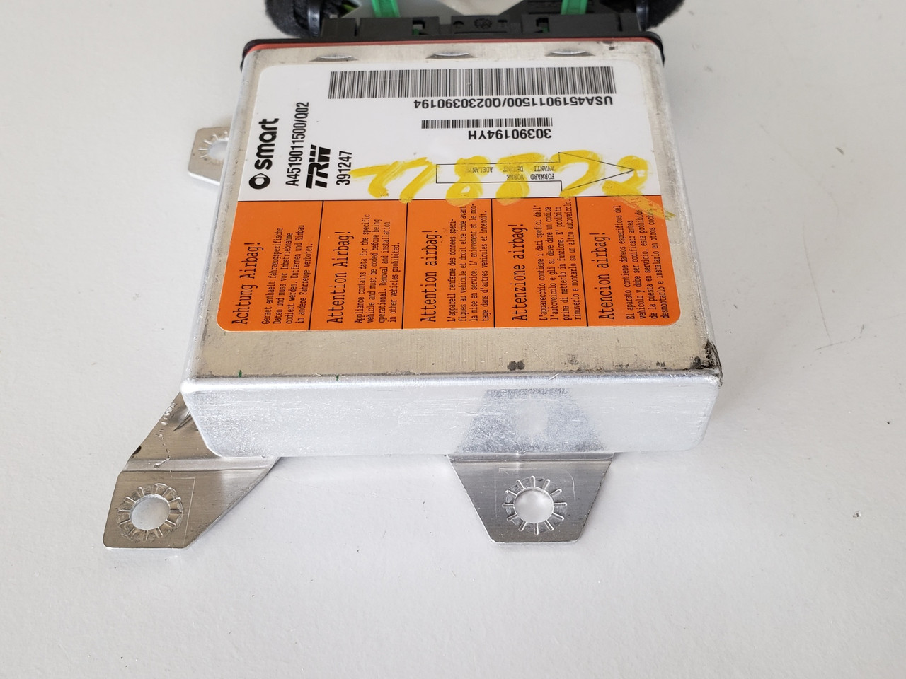 08-09 Smar Car A4519011500/Q02 SRS Safety Restraint System Control Unit Module