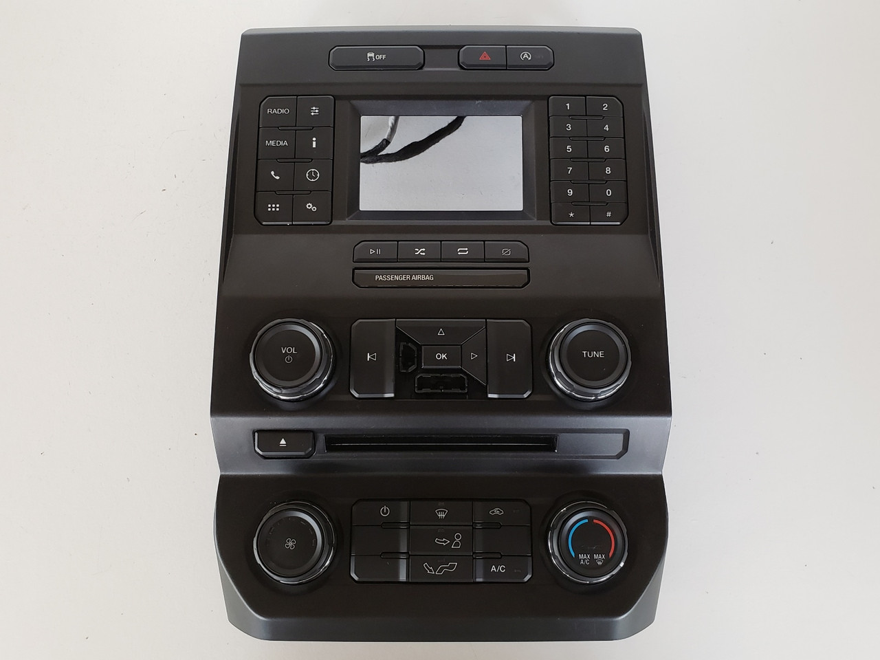 18 F-150 F150 JL3T-18E243-BSH Audio Climate Control Panel Temp Unit A/C Heater 18 F-150 F150 JL3T-18E243-BSH Audio Climate Control Panel Temp Unit A/C Heater