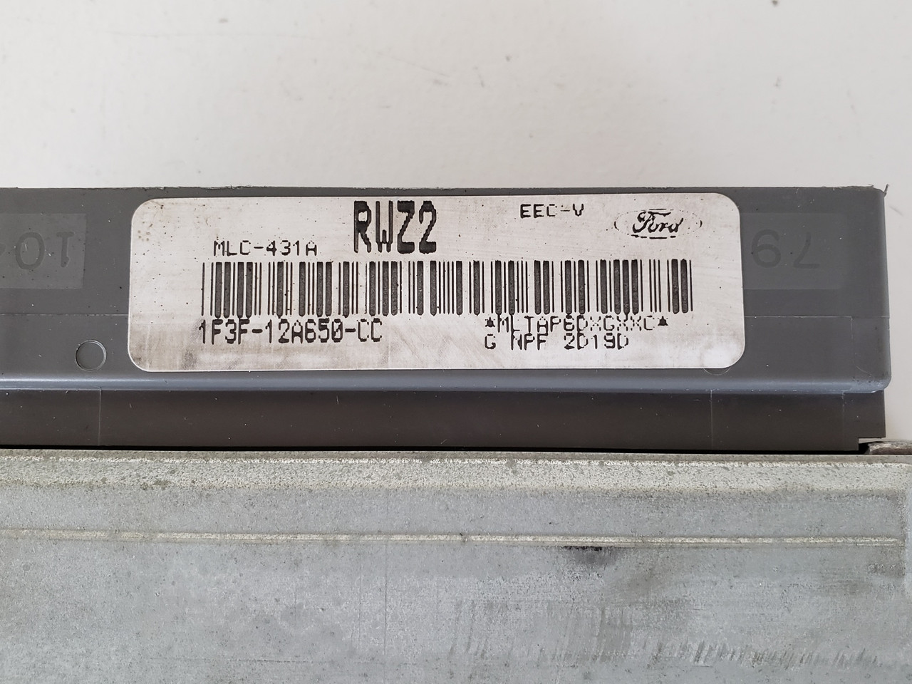 2002 Continental 1F3F-12A650-CC Computer Brain Engine Control ECU ECM EBX Module