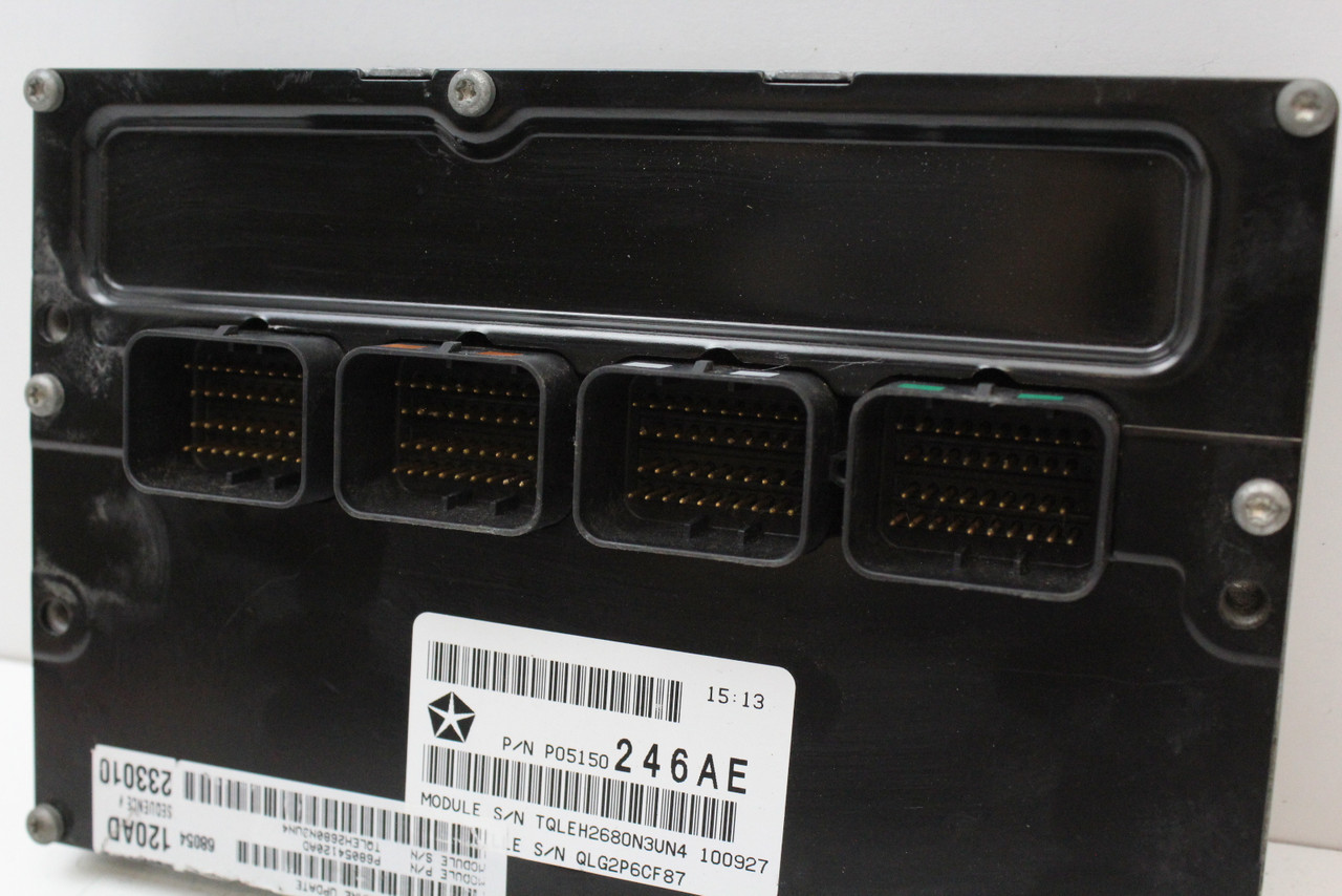 08-10 Dodge Charger P68054120AD Computer Brain Engine Control ECU ECM EBX Module
