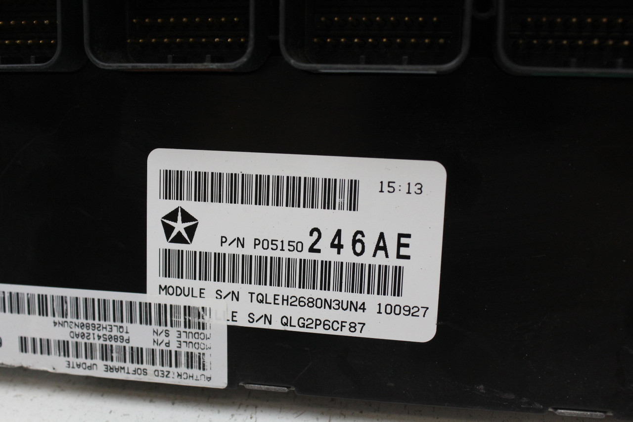 08-10 Dodge Charger P68054120AD Computer Brain Engine Control ECU ECM EBX Module