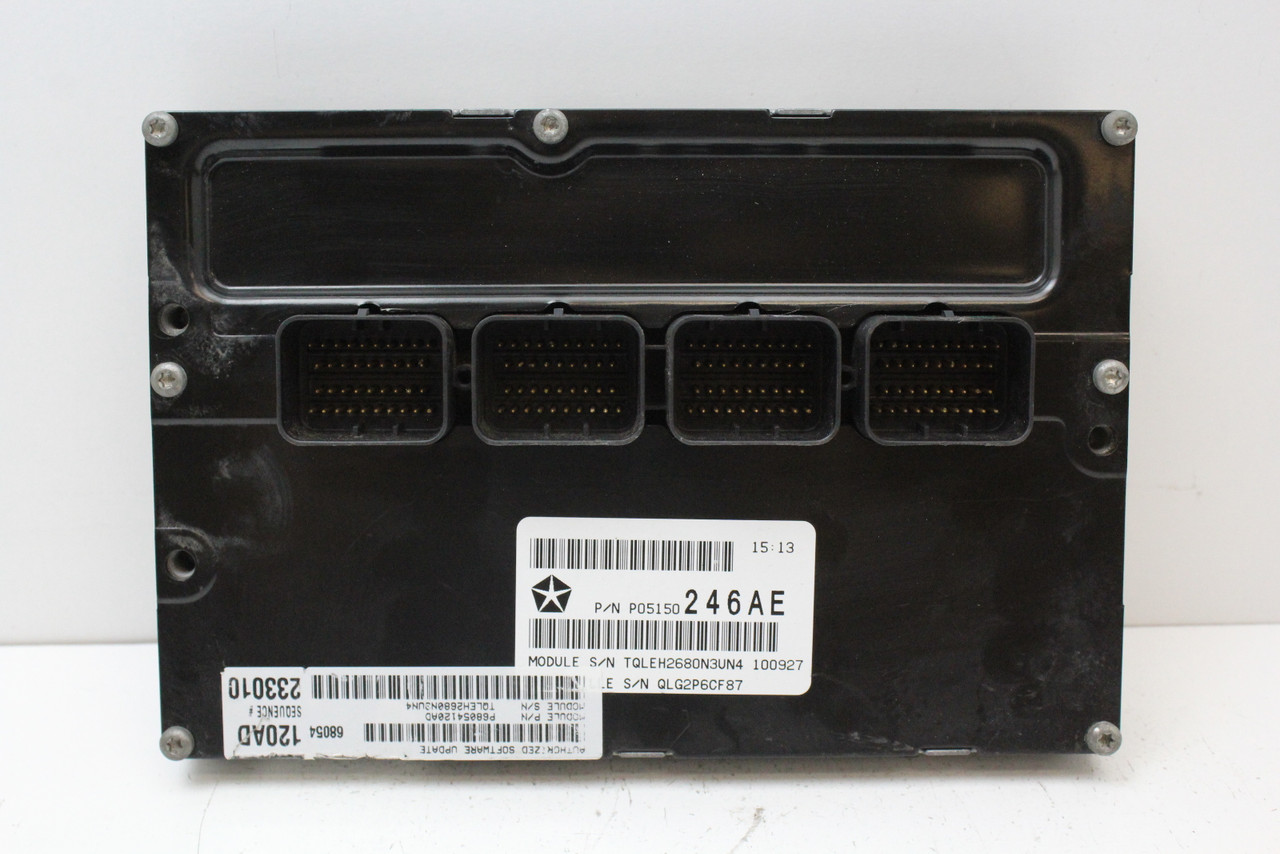 08-10 Dodge Charger P68054120AD Computer Brain Engine Control ECU ECM EBX Module
