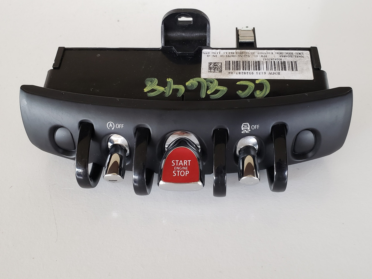 14-17 Mini Cooper 61319328287 Ignition Dash Mounted Stop / Start Buttons 14-17 Mini Cooper 61319328287 Ignition Dash Mounted Stop / Start Buttons