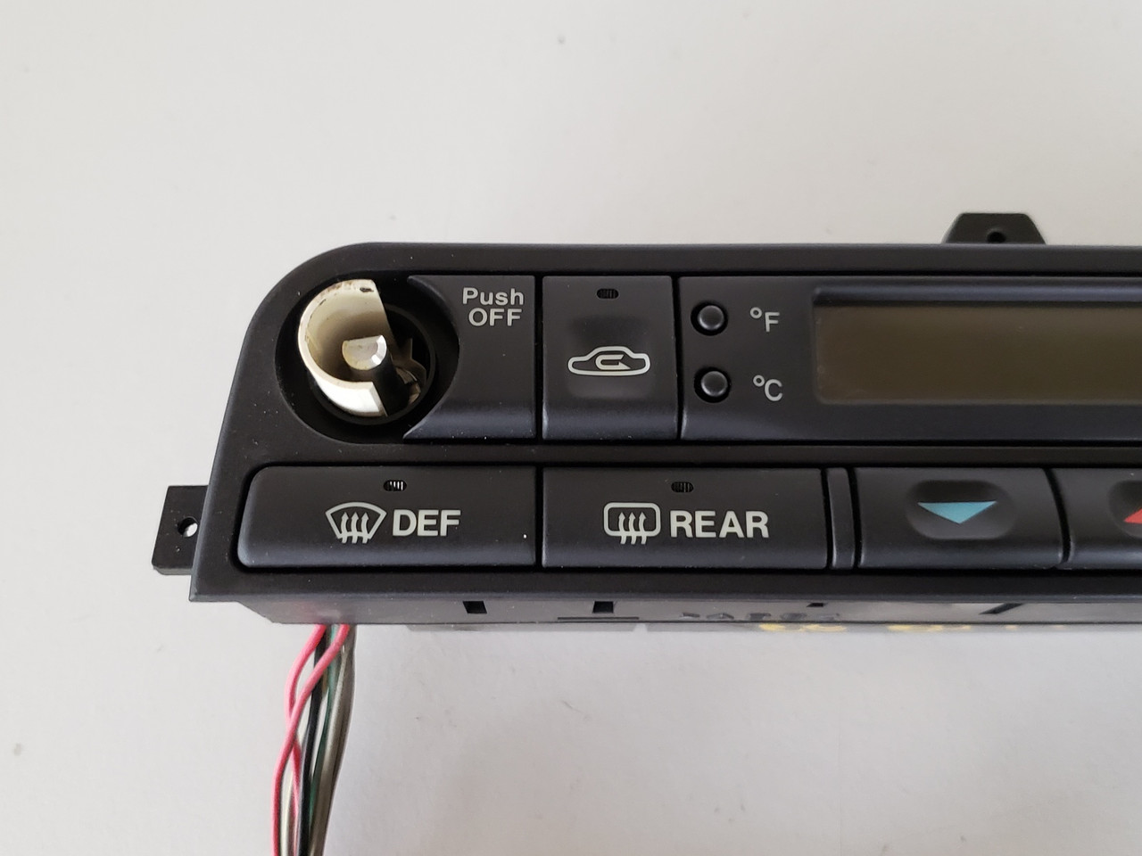 98-03 Jaguar XJ8 LJA7690BB Climate Control Panel Temperature Unit
