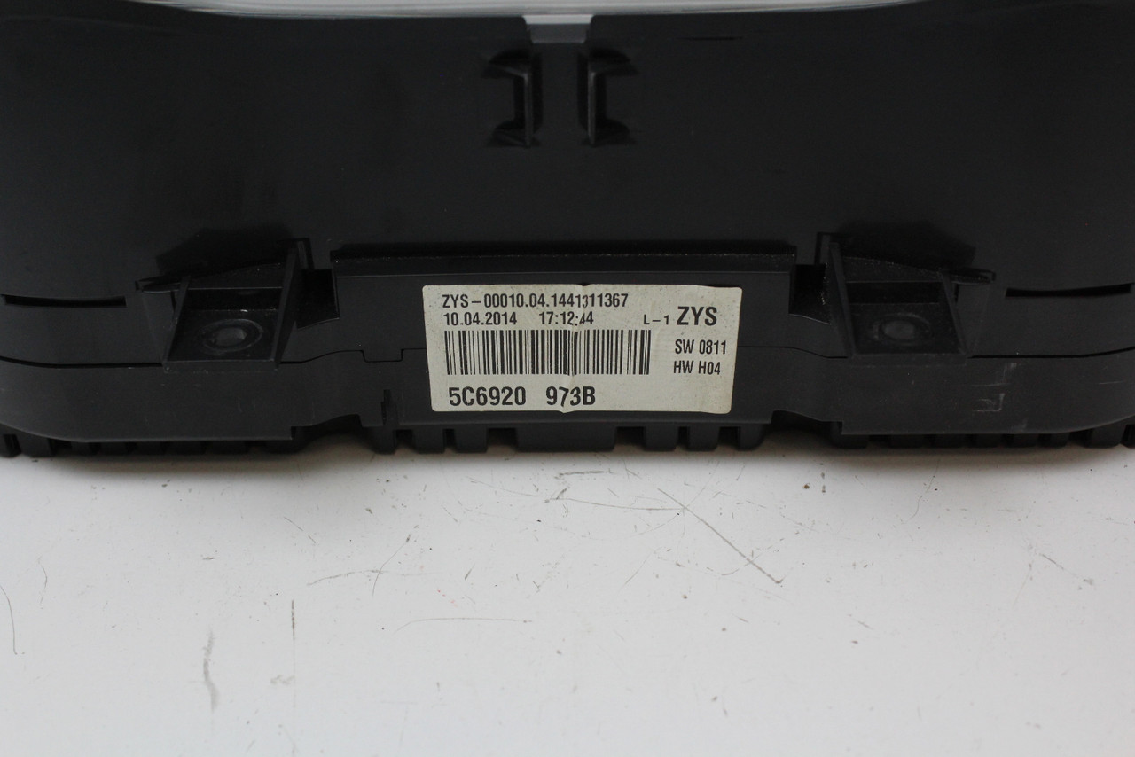 2014 14 Volkswagen Jetta 5C6920973B Speedometer Instrument Cluster Gauges 69K