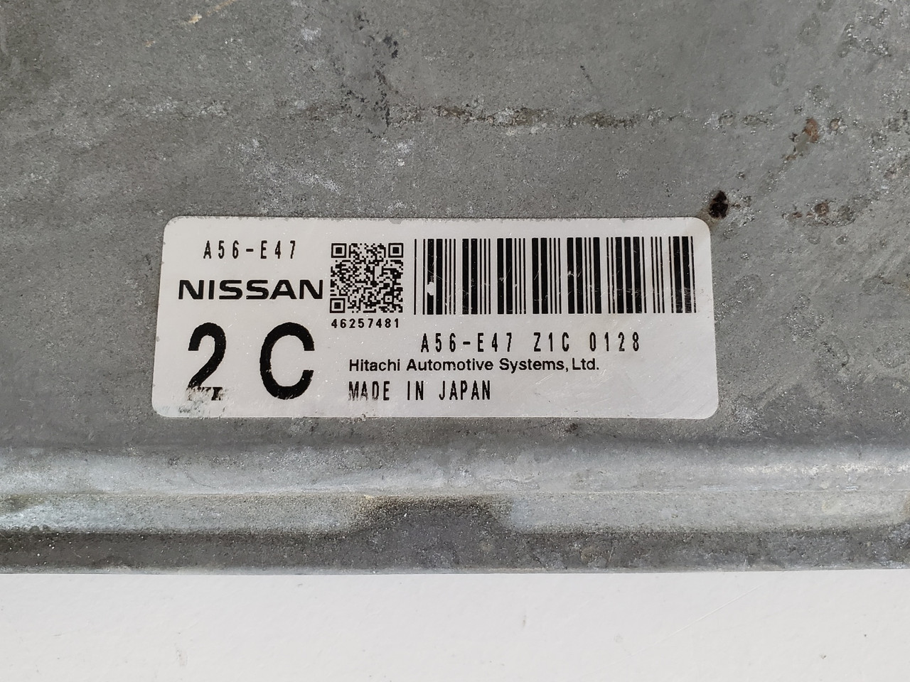 2010 Nissan Maxima A56-E47 Z1C Computer Brain Engine Control ECU ECM EBX Module