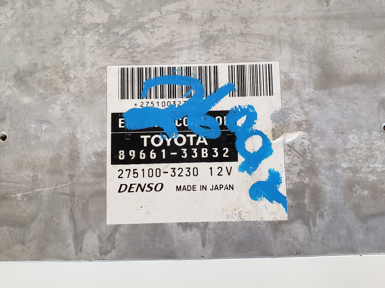 04-05 Lexus ES330 89661-33B32 Computer Brain Engine Control ECU ECM EBX Module