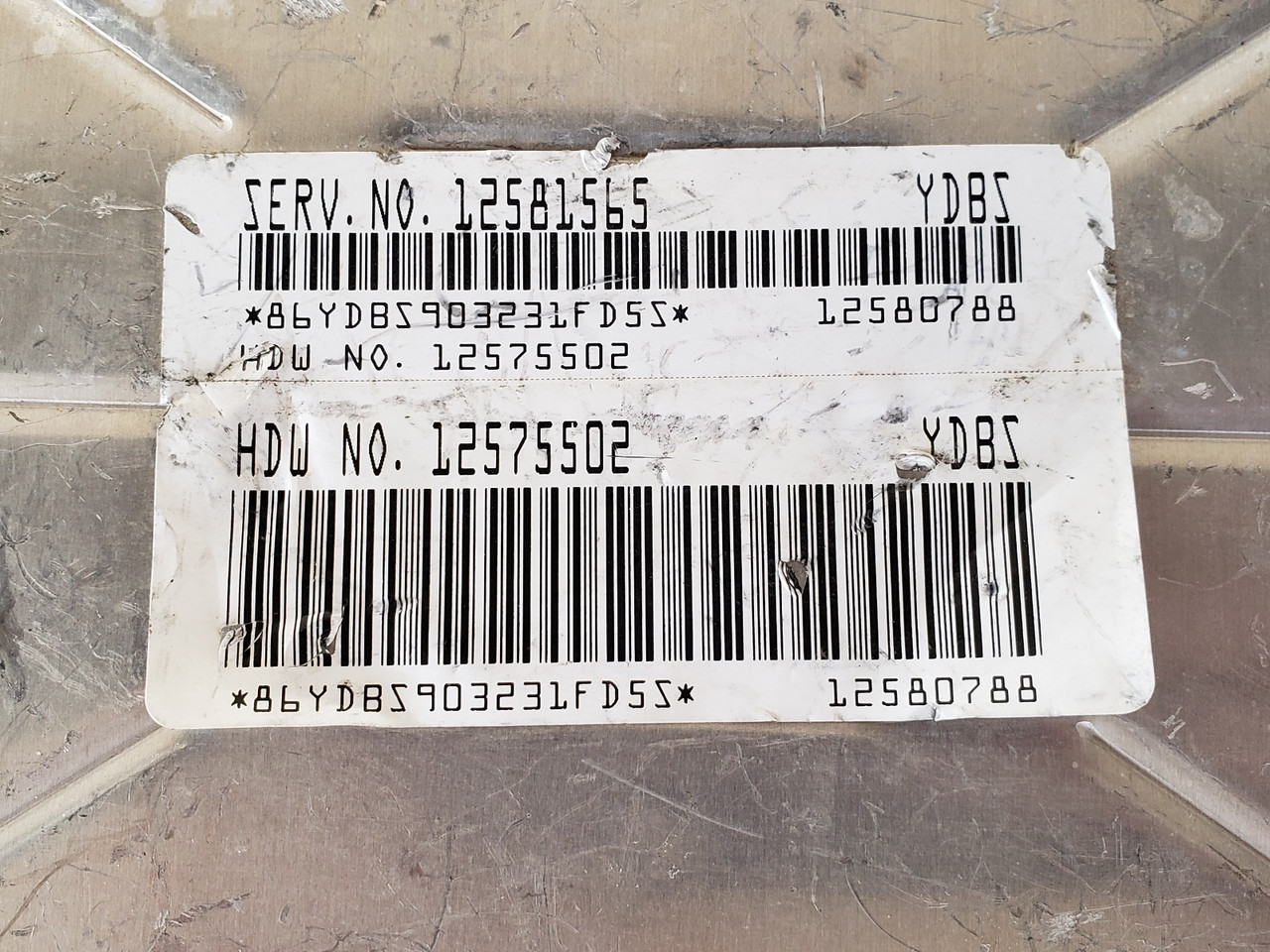 2003 Express Van 1500 12581565 Computer Brain Engine Control ECU ECM EBX Module 2003 Express Van 1500 12581565 Computer Brain Engine Control ECU ECM EBX Module