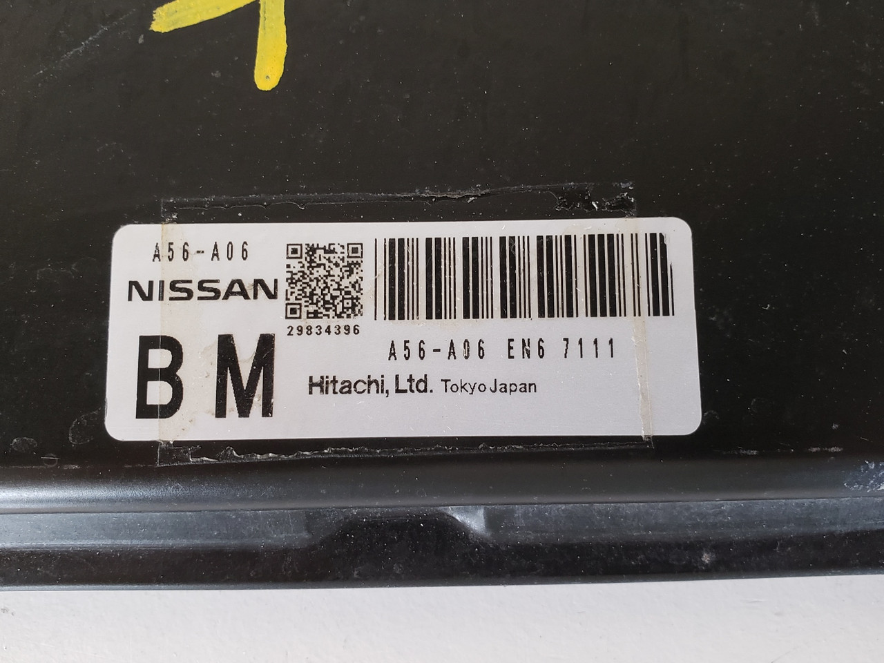 2007 Nissan Altima A56-A06-EN6 Computer Brain Engine Control ECU ECM EBX Module 2007 Nissan Altima A56-A06-EN6 Computer Brain Engine Control ECU ECM EBX Module