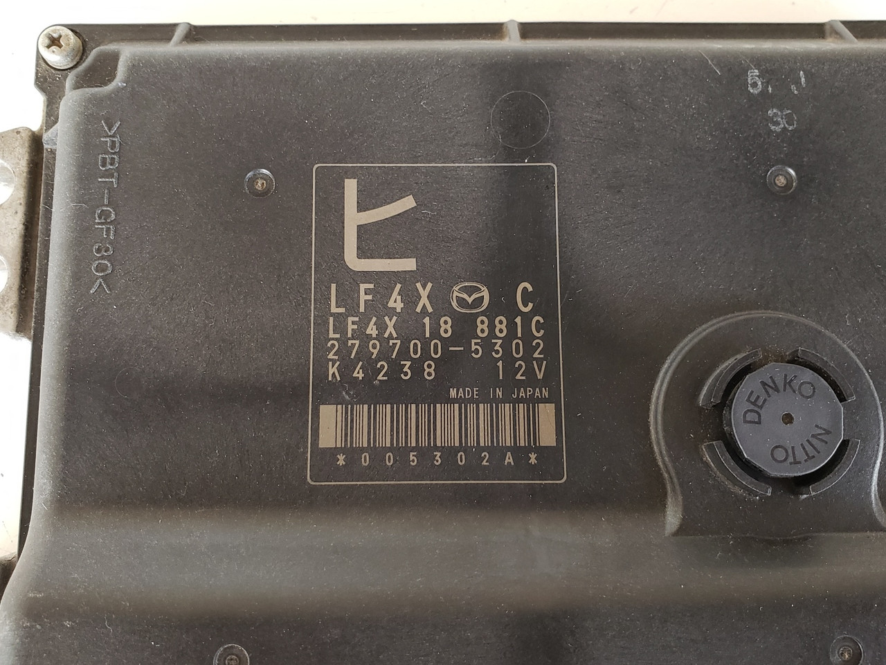 08 MX-5 MX5 Miata LF4X 18 881C Computer Brain Engine Control ECU ECM EBX Module