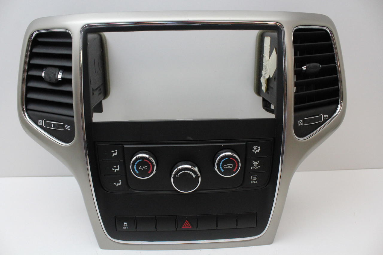 11-13 Jeep Grand Cherokee w/bezel P55111833AG Climate Control Panel Temperature