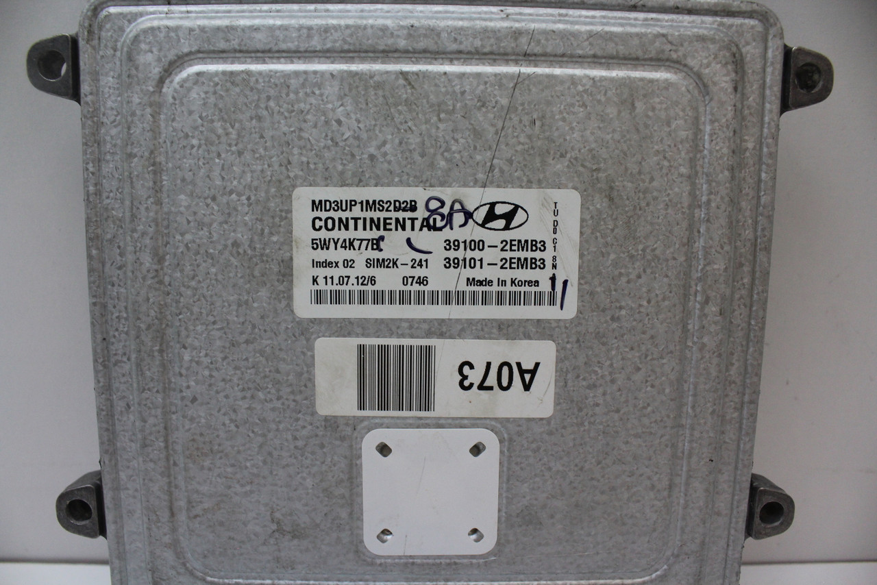 11 12 13 Hyundai Elantra 39101-2EMB3 Computer Engine Control ECU ECM EBX Module