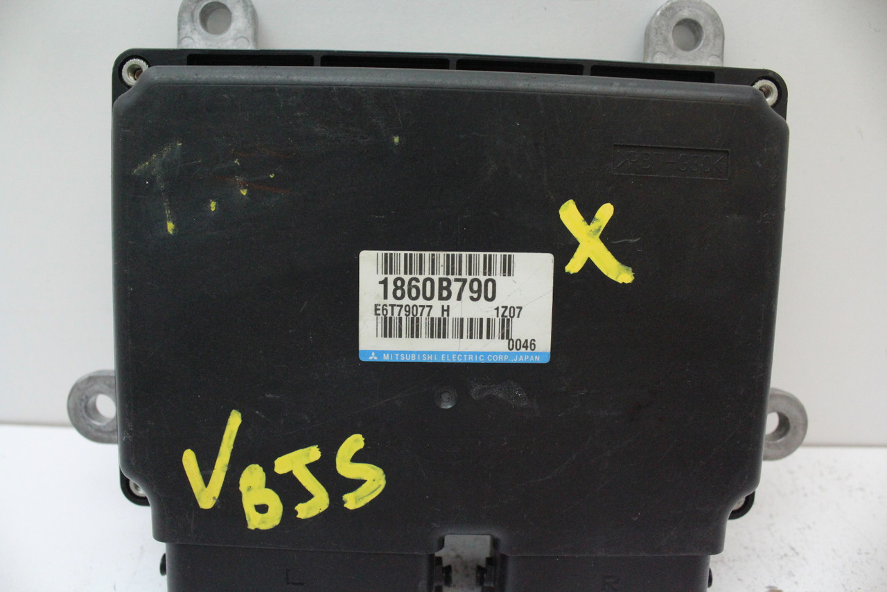 12 2012 Mitsubishi Lancer 1860B790 Computer Brain Engine Control ECU ECM Module 12 2012 Mitsubishi Lancer 1860B790 Computer Brain Engine Control ECU ECM Module