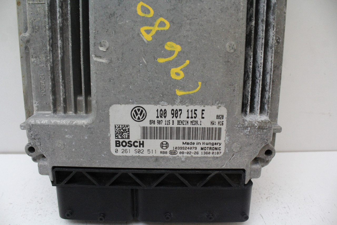 2008 08 Volkswagen EOS 1Q0 907 115 E Computer Engine Control ECU ECM EBX Module 2008 08 Volkswagen EOS 1Q0 907 115 E Computer Engine Control ECU ECM EBX Module