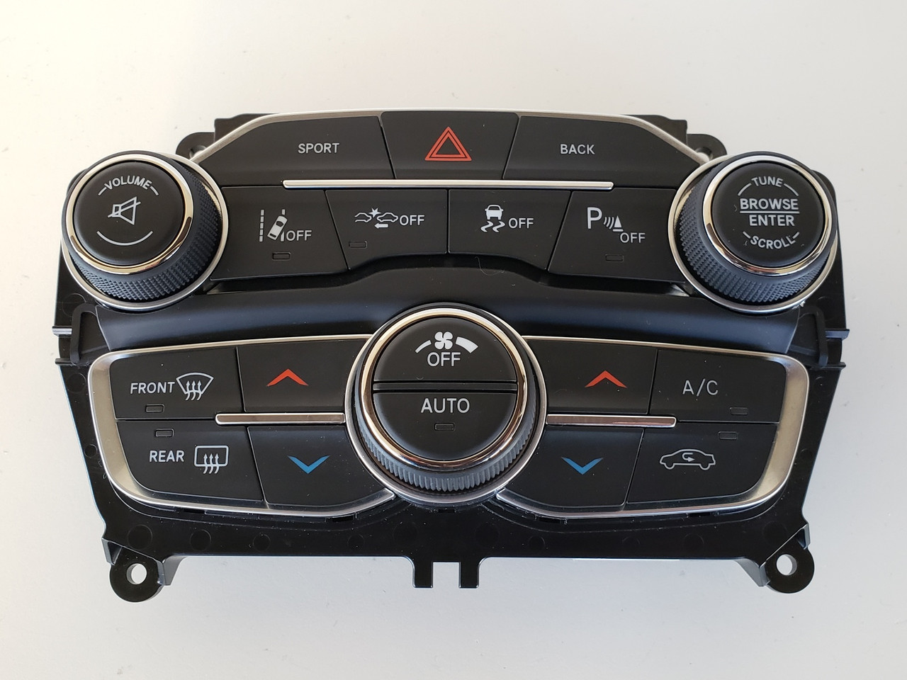 15-16 Chrysler 300 56054886AD Audio Climate Control Panel Temp Unit A/C Heater