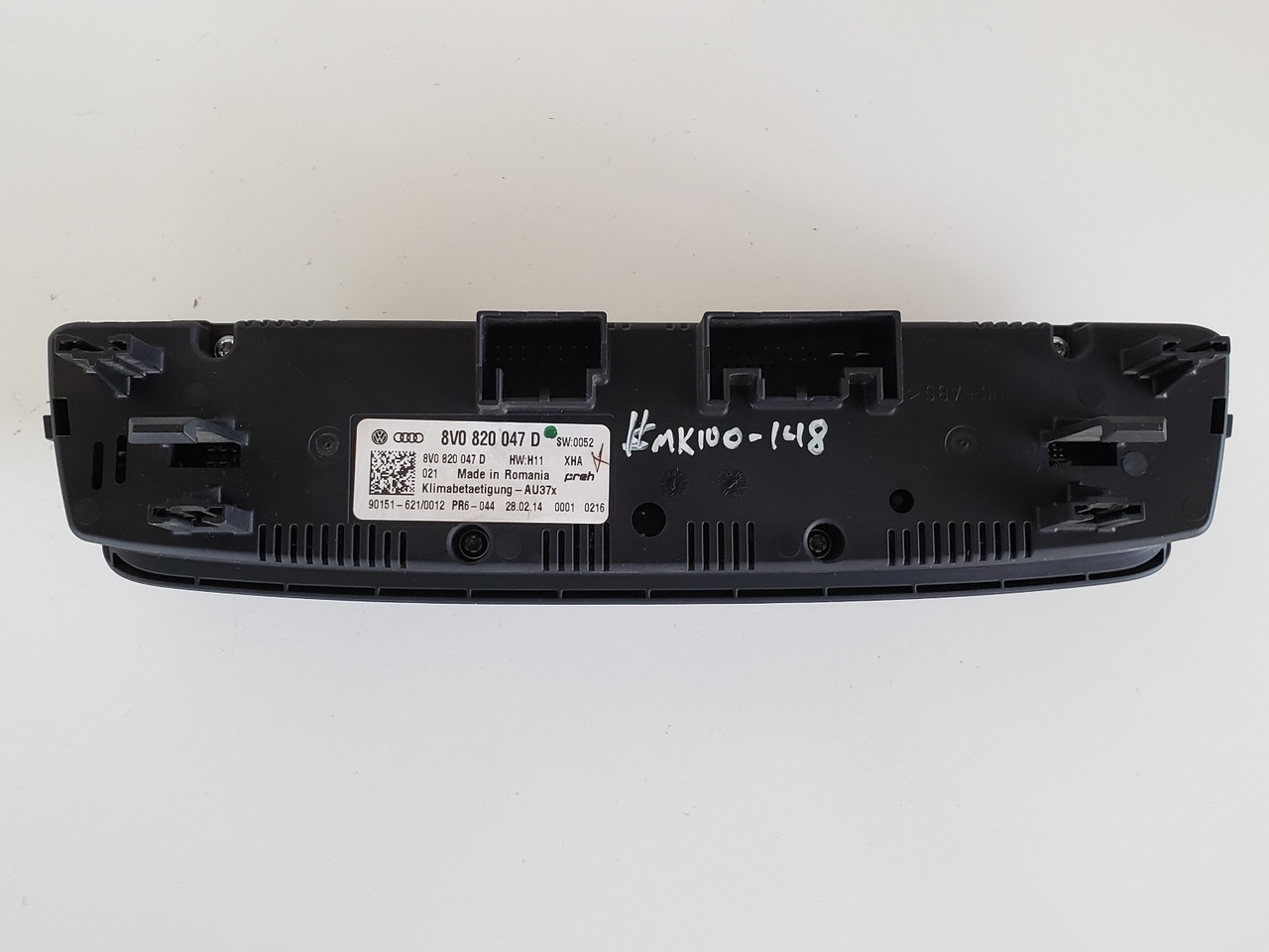 15-17 Audi A3 8V0820047D Climate Control Panel Temperature Unit A