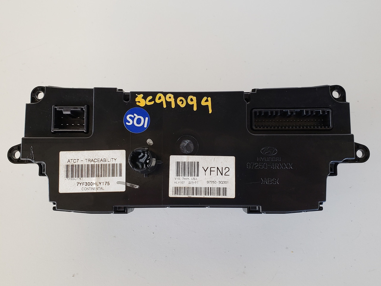 11-13 Sonata 97250-3Q301 Climate Control Panel Temperature Unit A/C Heater