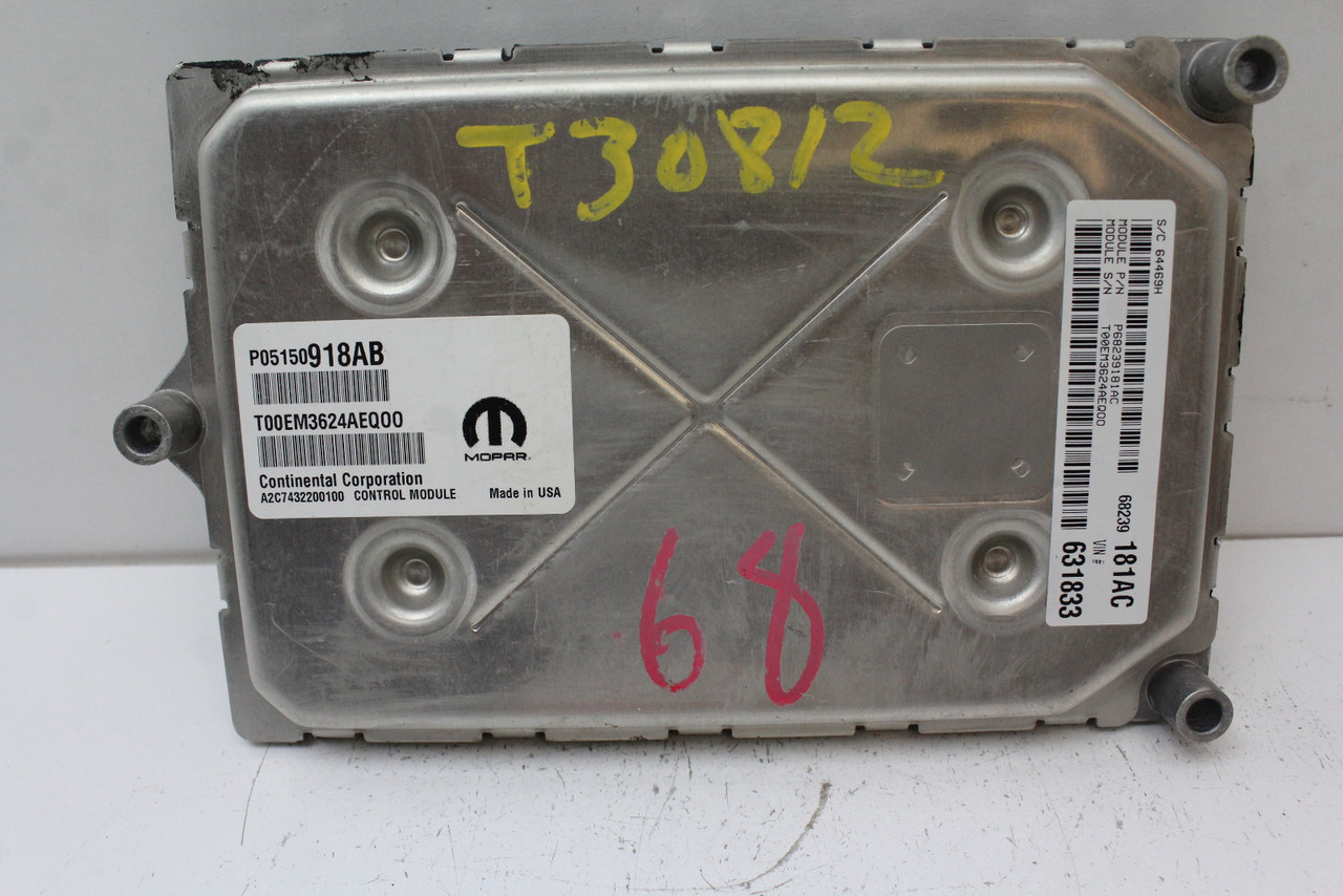2015 15 Dodge Journey 05150918AB Computer Brain Engine Control ECU ECM Module