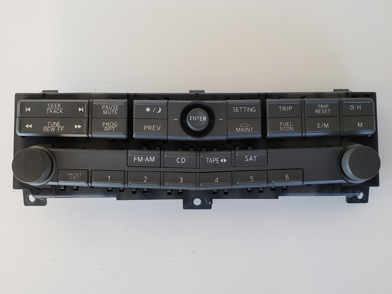 04-05 Nissan Maxima 28395 7Y000 Audio Control Panel