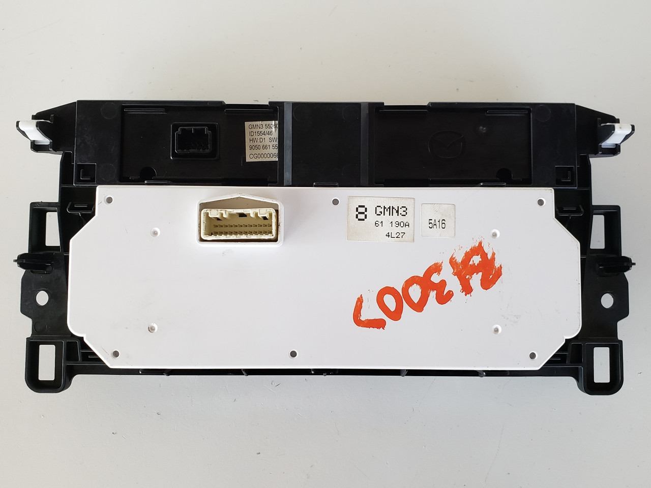 16 Mazda 6 GMN3 61 190A Climate Control Panel Temperature Unit A/C