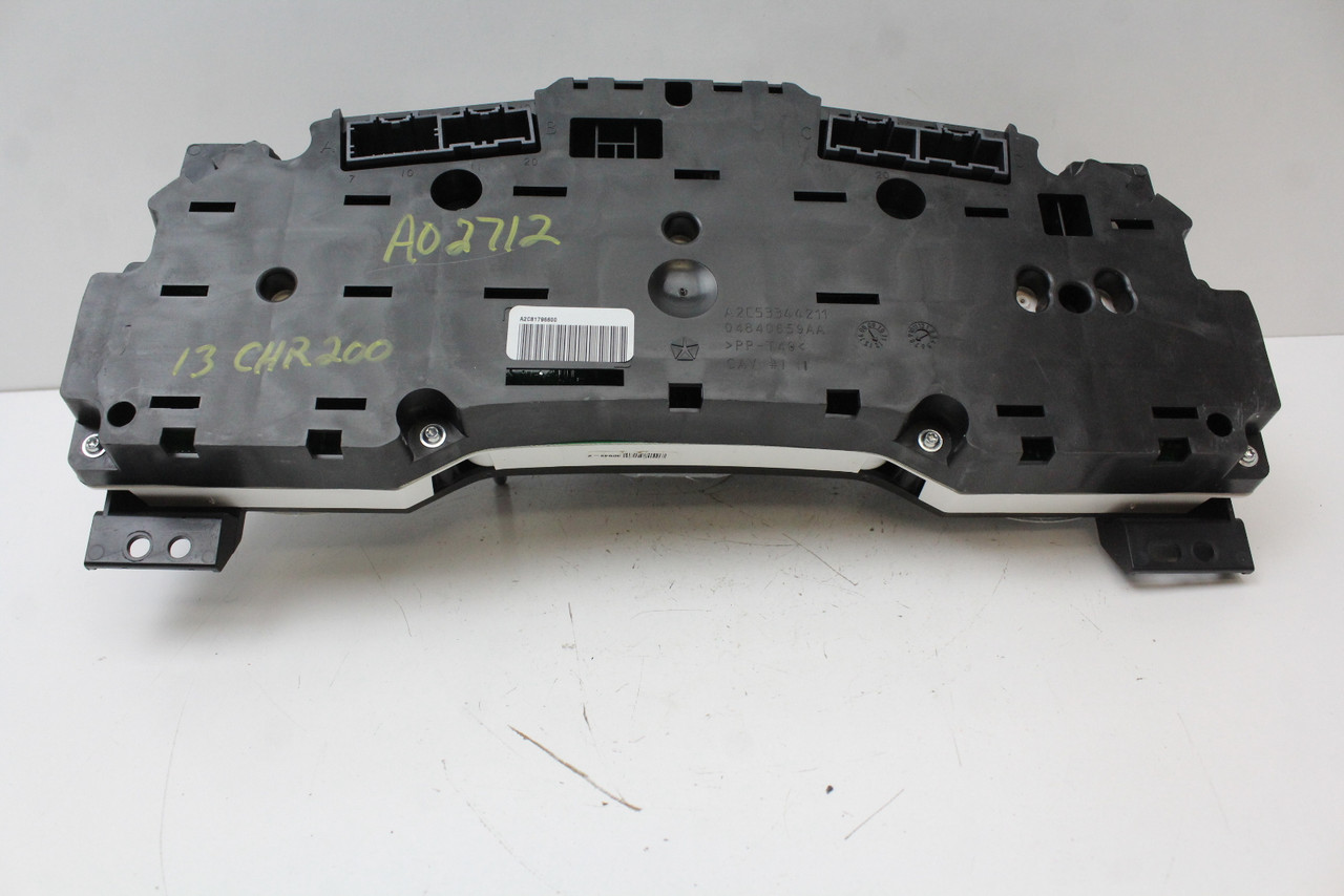 11-14 Chrysler 200 56046514AH Speedometer Head Instrument Cluster Gauges 4K