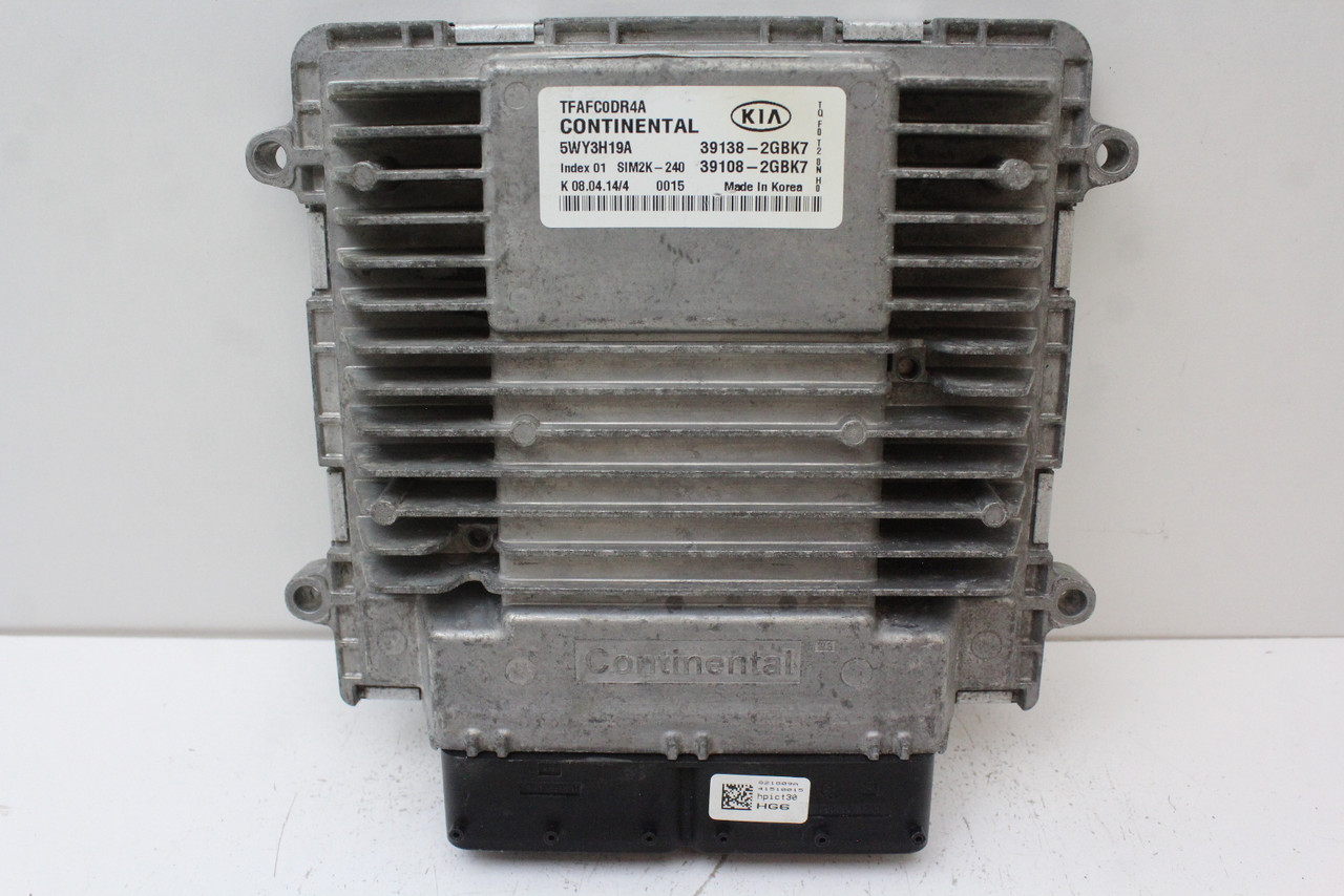 15 2015 Kia Optima 39108-2GBK7 Computer Brain Engine Control ECU ECM EBX Module