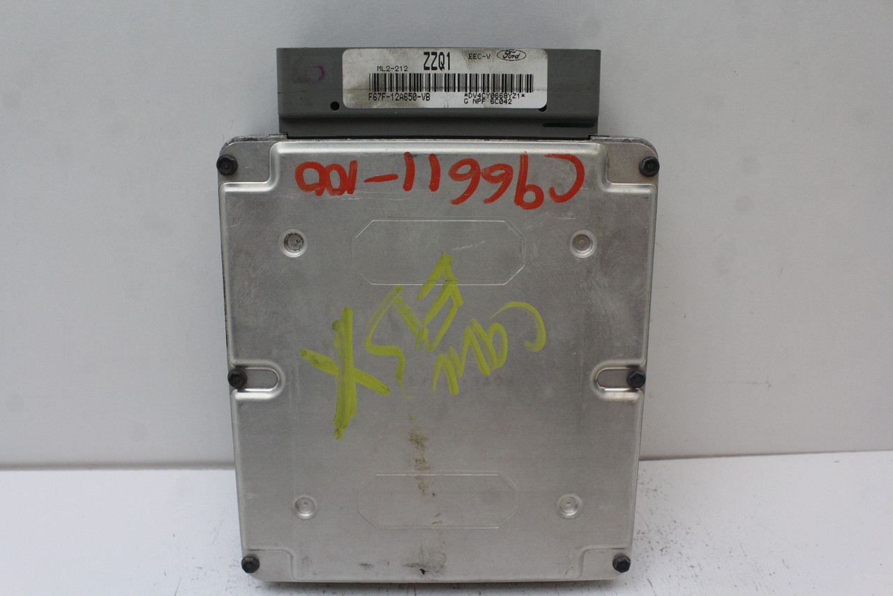 96 1996 Ford Ranger F67F-12A650-VB Computer Engine Control ECU ECM EBX Module