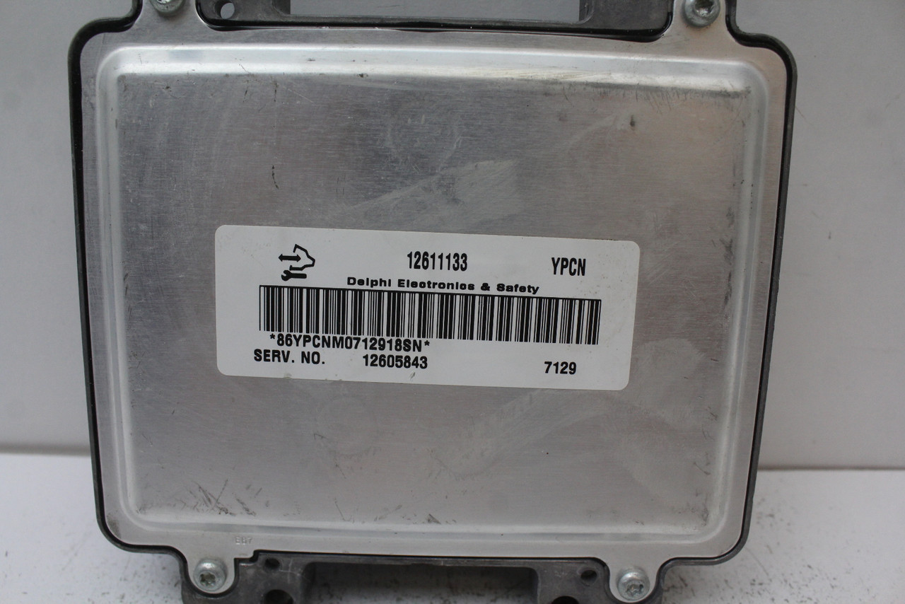 06 08 Cadillac DTS 12605843 Computer Brain Engine Control ECU ECM EBX Module