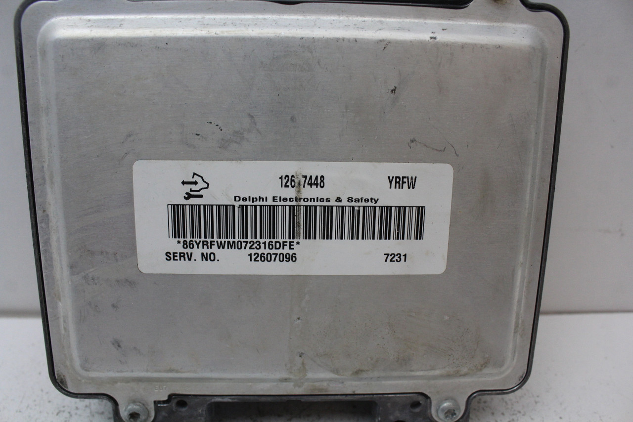 06 08 Cadillac DTS 12607096 Computer Brain Engine Control ECU ECM EBX Module
