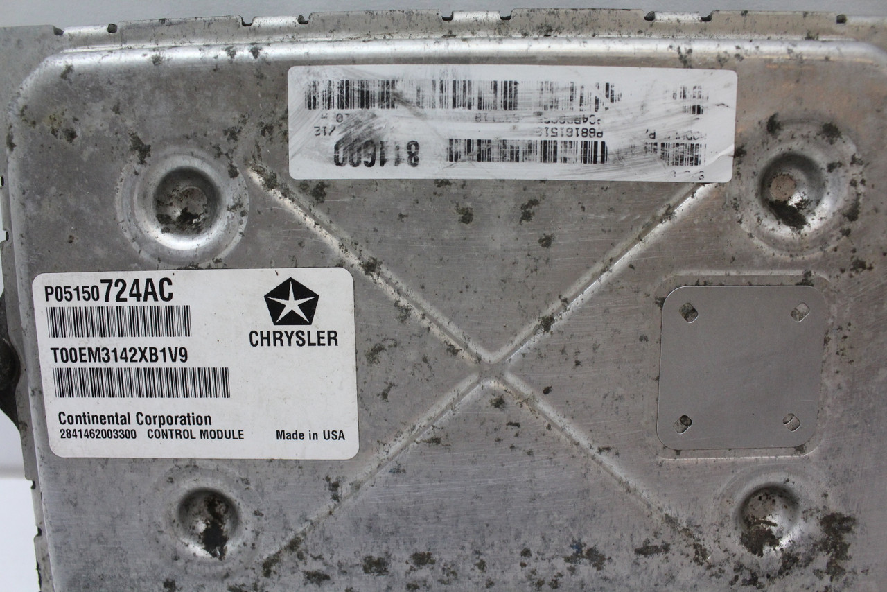 13 2013 Dodge Caravan P05150724AC Computer Engine Control ECU ECM EBX Module