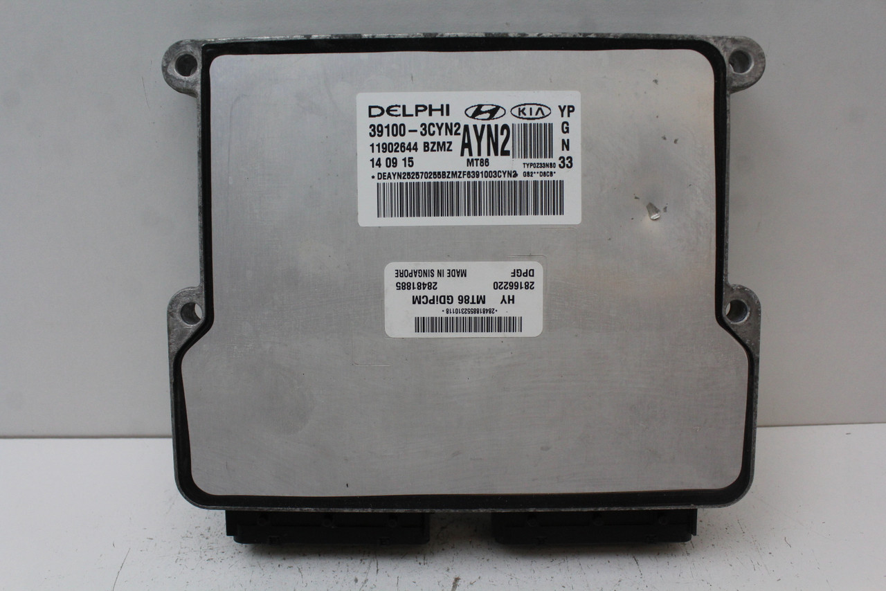 16 2016 Kia Sedona 39100-3CYN2 Computer Brain Engine Control ECU ECM EBX Module