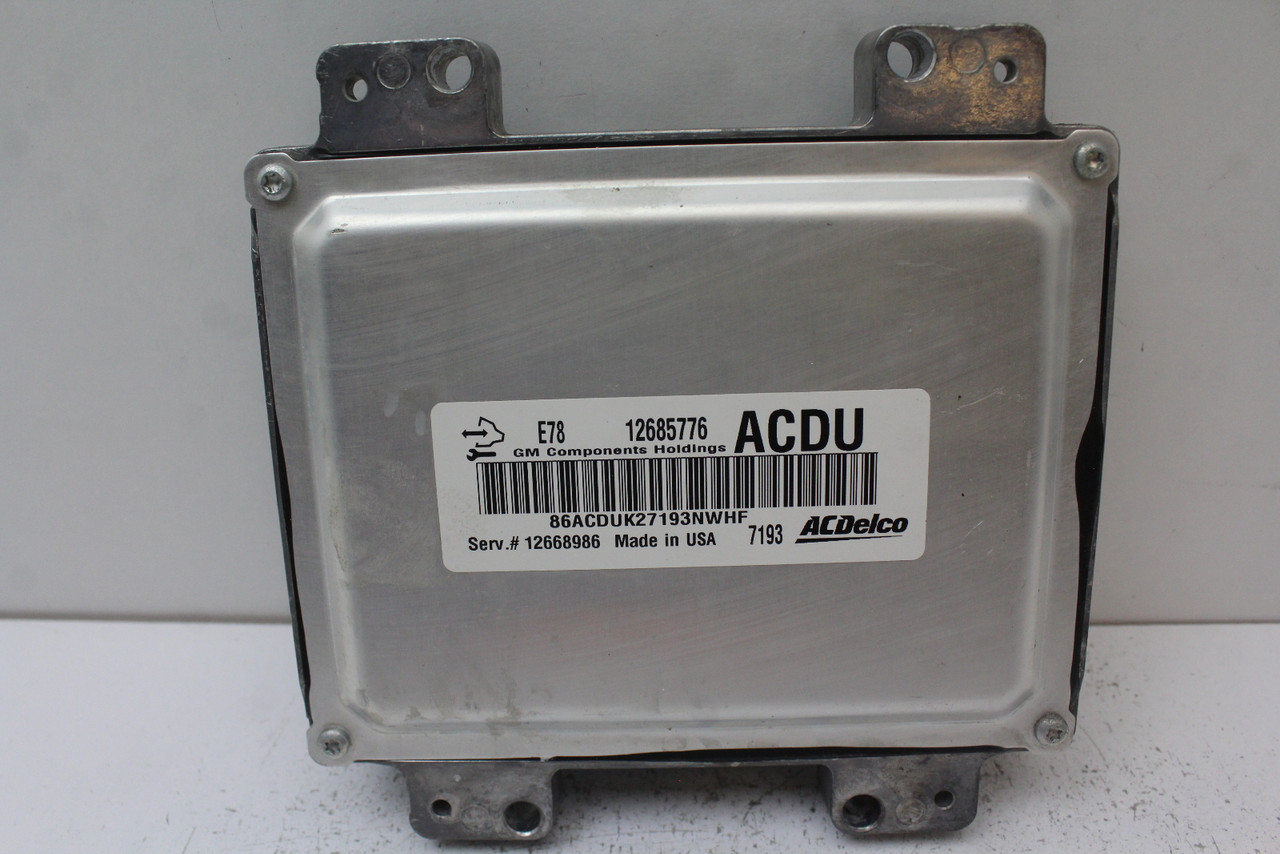 17 18 19 Buick Encore 12668986 Computer Brain Engine Control ECU ECM Module