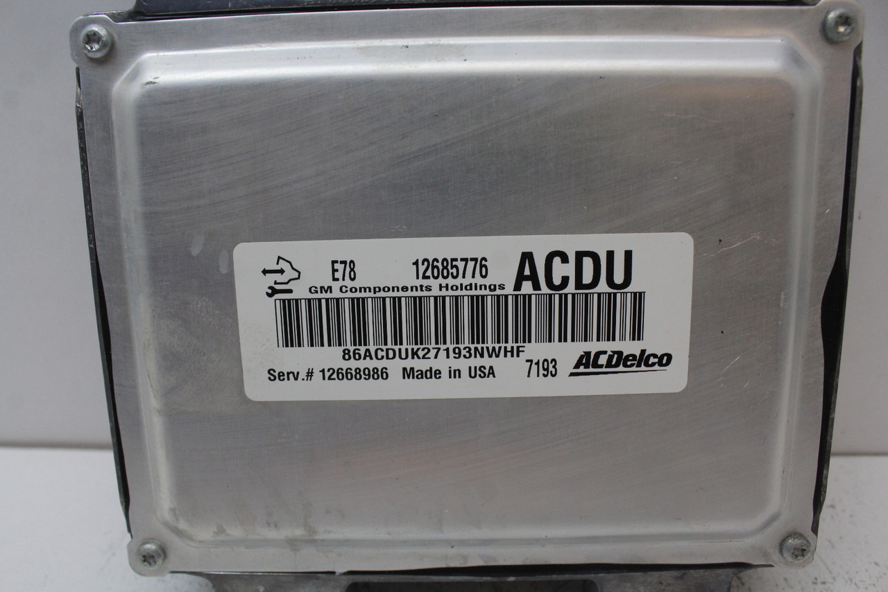 17 18 19 Buick Encore 12668986 Computer Brain Engine Control ECU ECM Module