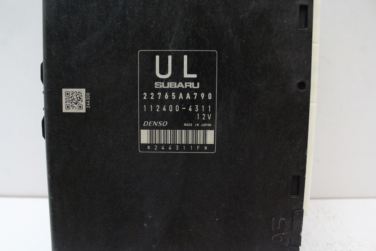 10 2010 Subaru Impreza 22765AA790 Computer Engine Control ECU ECM EBX Module