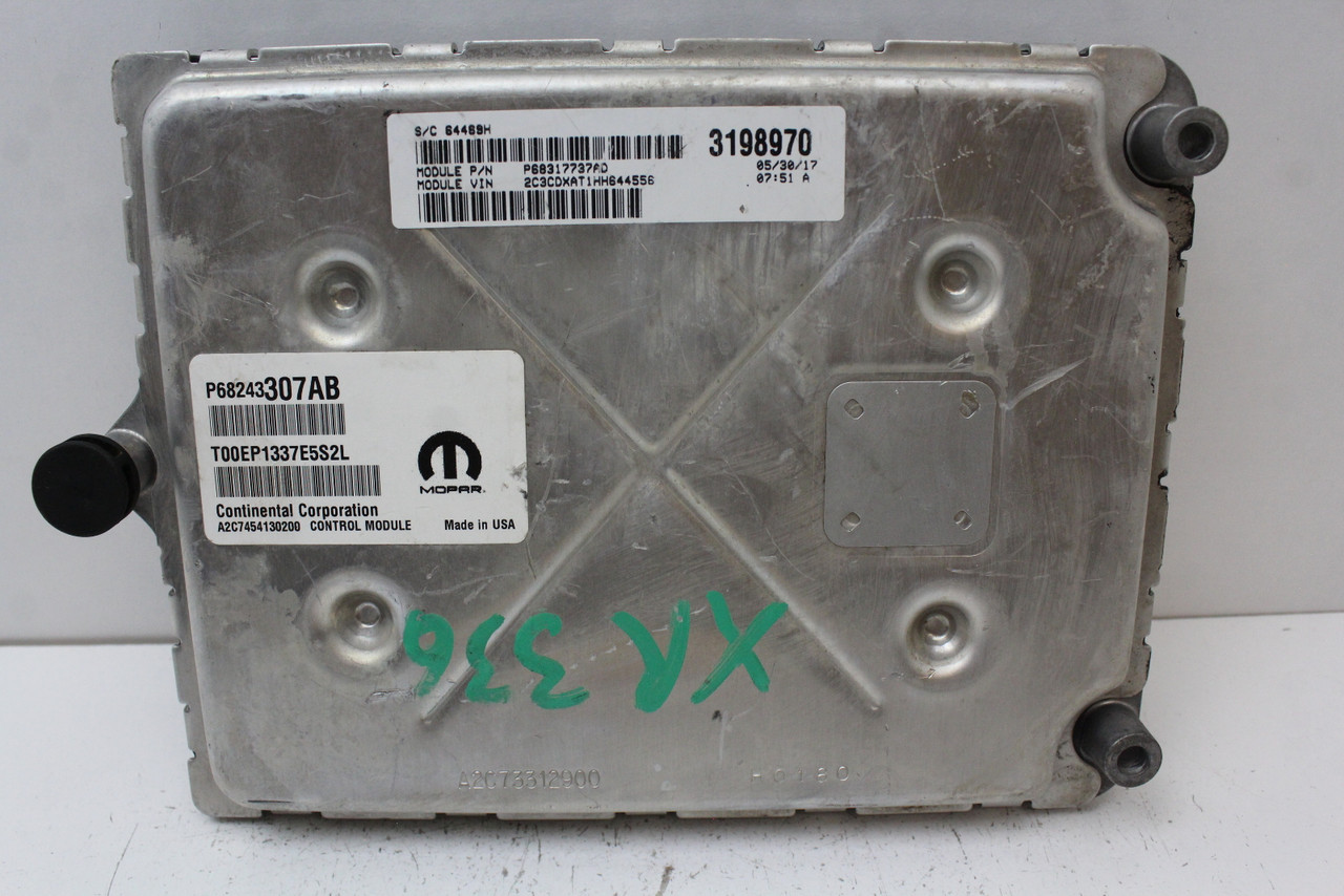 16 17 Dodge Charger 68243307AB Computer Brain Engine Control ECU ECM EBX Module