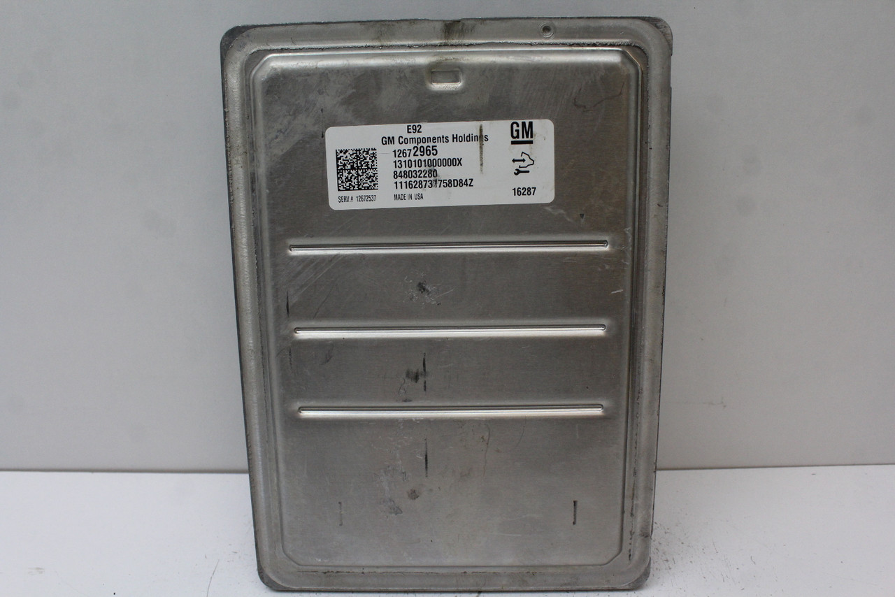 15 16 Chevrolet Colorado 12672537 Computer Engine Control ECU ECM EBX Module