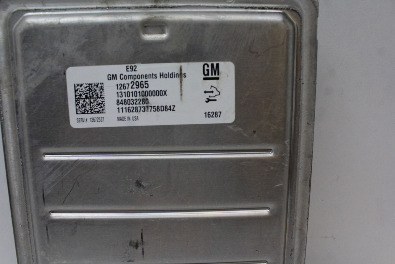 15 16 Chevrolet Colorado 12672537 Computer Engine Control ECU ECM EBX Module