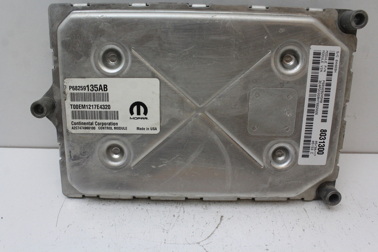 16-19 Dodge Journey 68259135AB Computer Brain Engine Control ECU ECM EBX Module