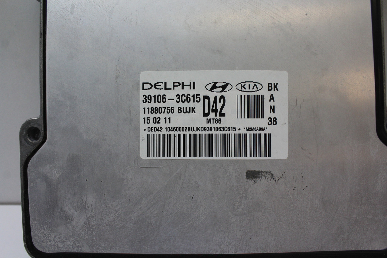 09-11 Hyundai Genesis 39106-3C615 Computer Engine Control ECU ECM EBX Module 09-11 Hyundai Genesis 39106-3C615 Computer Engine Control ECU ECM EBX Module