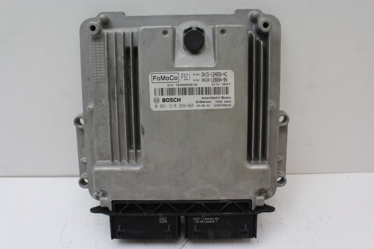 18-20 Ford Ecosport HN1A-12B684-BA Computer Engine Control ECU ECM EBX Module
