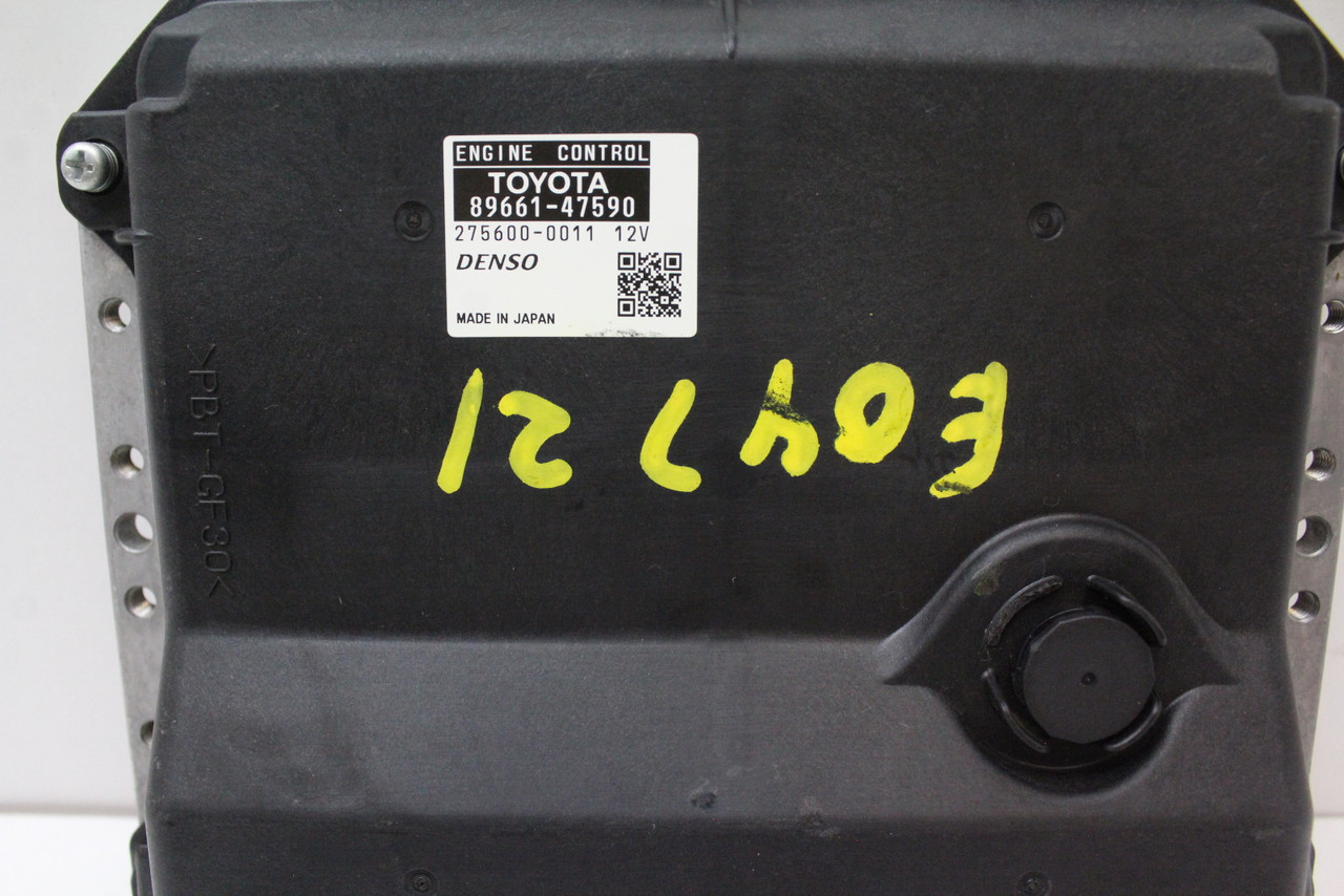 14 15 Toyota Prius 89661-47590 Computer Brain Engine Control ECU ECM EBX Module