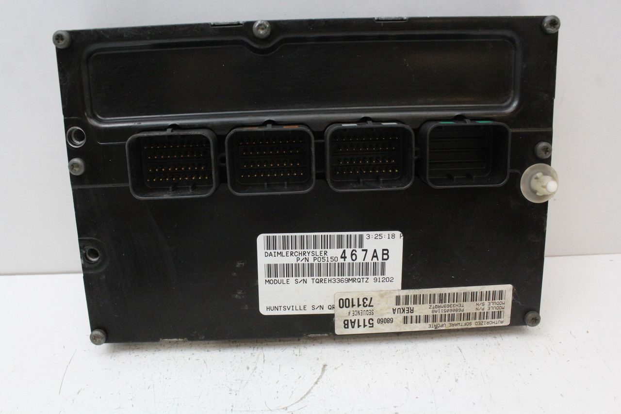 10 2010 Jeep Grand Cherokee P05150467AB Computer Engine Control ECU ECM Module